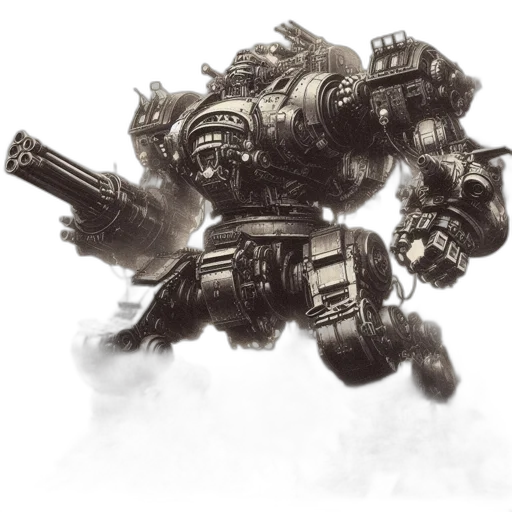 weapon, robot, concept art, fantasy art transparent PNG cut-out