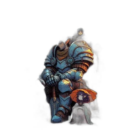 robot, weapon, sword, creature transparent PNG cut-out