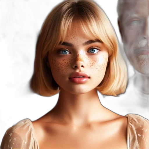 face, hair, mask, dress transparent PNG cut-out