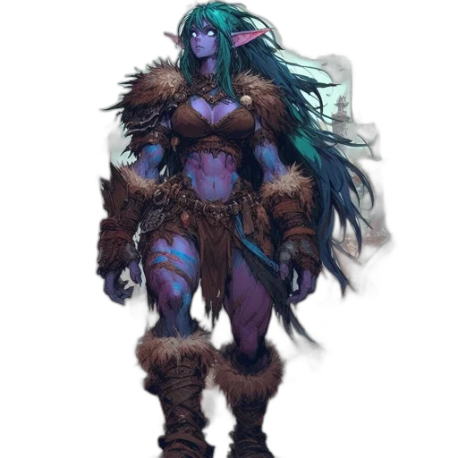 fantasy art, concept art, comic book art, pixel art transparent PNG cut-out