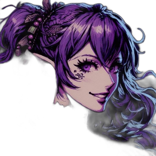 hair, crown, mask, face transparent PNG cut-out