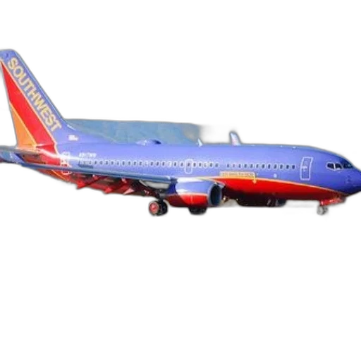 southwest, airlines, plane, runway transparent PNG cut-out