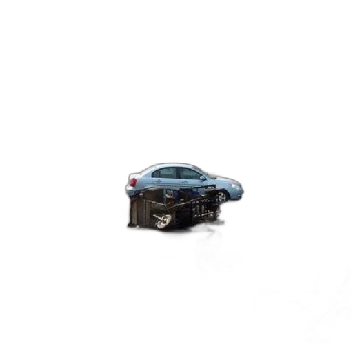car, robot, weapon, 3d render transparent PNG cut-out