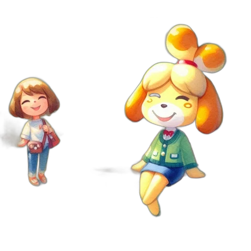 concept art, 3d render, pixel art, watercolor transparent PNG cut-out
