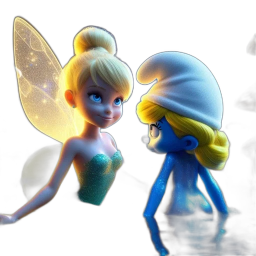 concept art, 3d render, fantasy art, pixel art transparent PNG cut-out