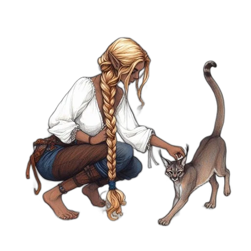 staff, creature, concept art, fantasy art transparent PNG cut-out