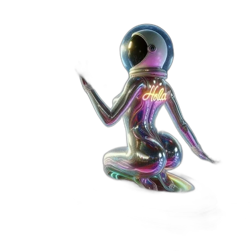 robot, staff, creature, jewelry transparent PNG cut-out