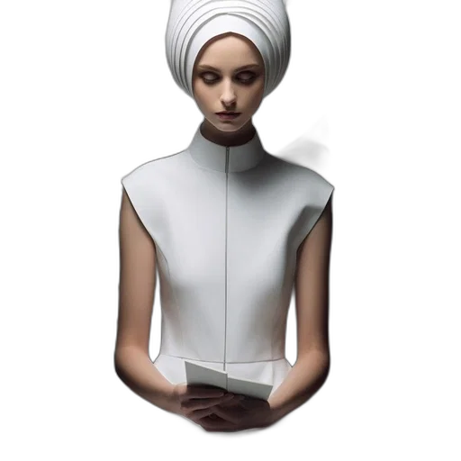 dress, robot, hat, jewelry transparent PNG cut-out