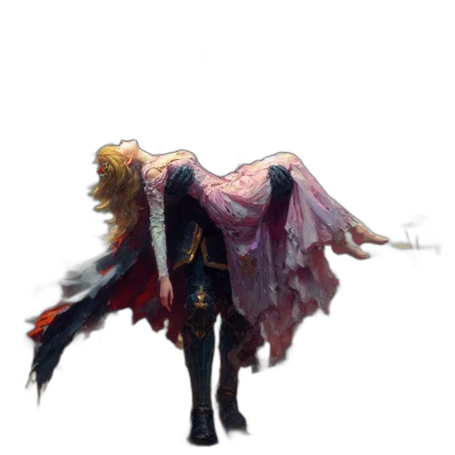 jacket, weapon, dress, staff transparent PNG cut-out