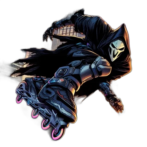 mask, jacket, creature, weapon transparent PNG cut-out