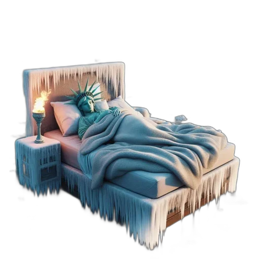 furniture, hair, 3d render, vaporwave transparent PNG cut-out