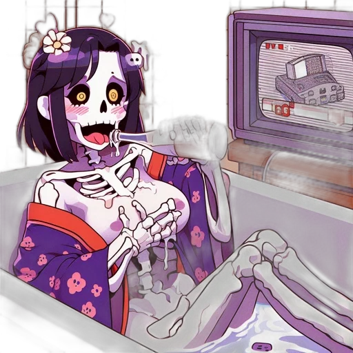 robot, vaporwave, concept art, anime transparent PNG cut-out