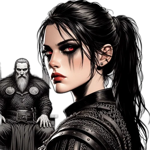 comic book art, fantasy art, concept art, photorealistic transparent PNG cut-out