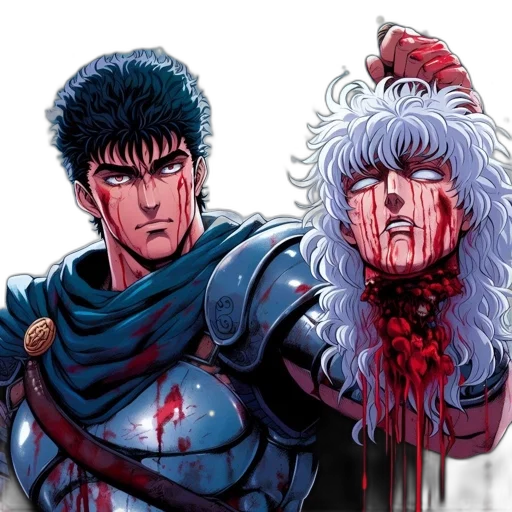 comic book art, anime, concept art, fantasy art transparent PNG cut-out