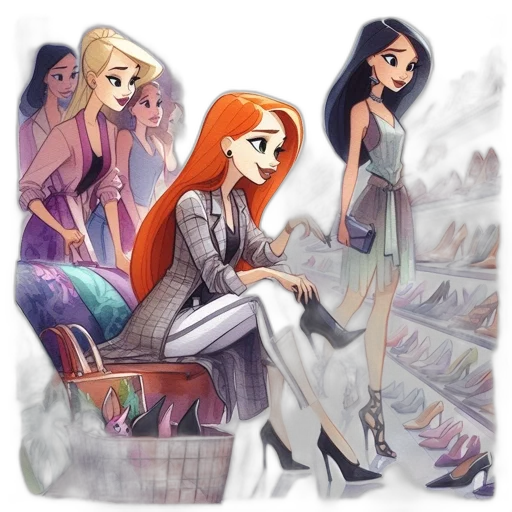 fantasy art, comic book art, concept art, cartoon transparent PNG cut-out