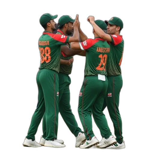 bangladesh, cricket, players, celebrate transparent PNG cut-out