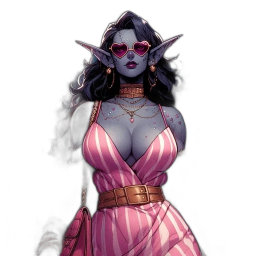 dress, fantasy art, concept art, watercolor transparent PNG cut-out