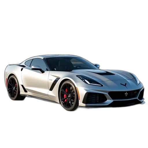 car, 3d render, photorealistic, silver transparent PNG cut-out