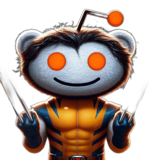 staff, robot, weapon, jacket transparent PNG cut-out