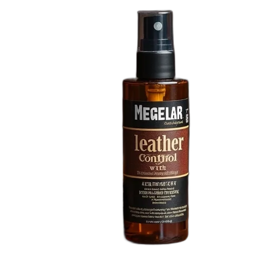 bottle, meglear, leather, conditioner transparent PNG cut-out
