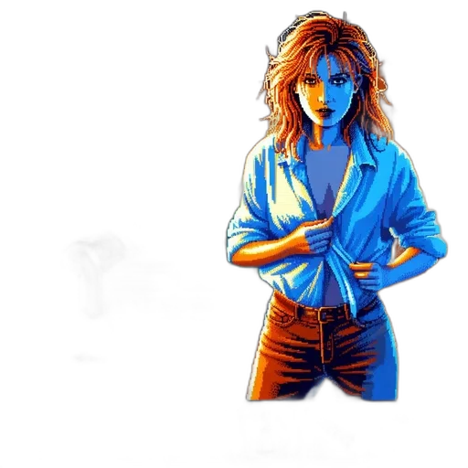 jacket, staff, face, robot transparent PNG cut-out