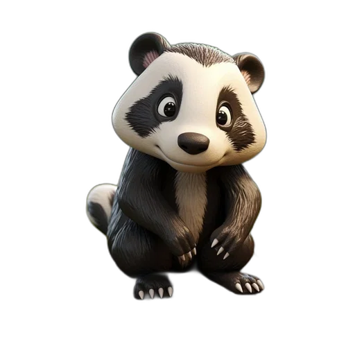 animal, creature, 3d render, concept art transparent PNG cut-out