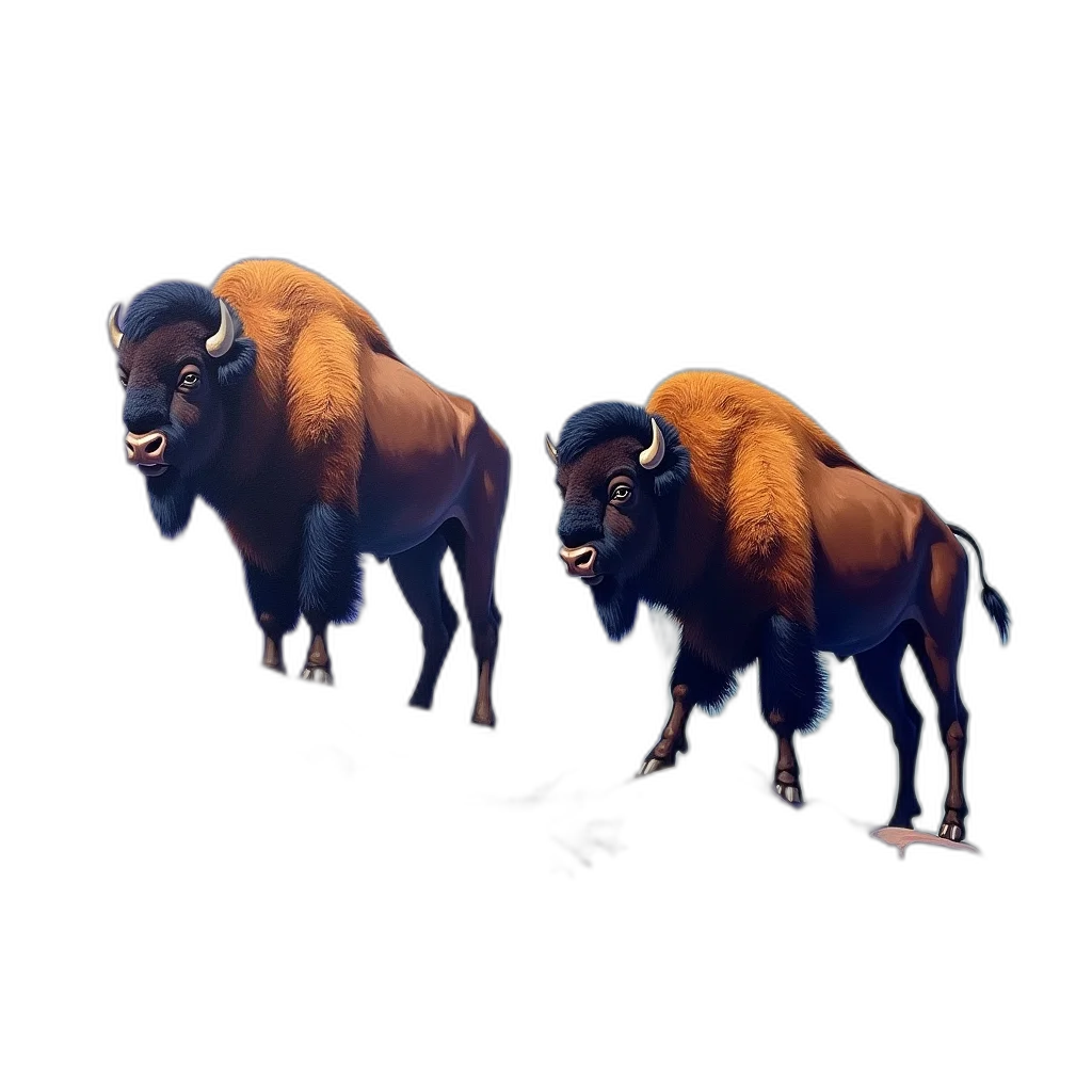 animal, concept art, 3d render, pixel art transparent PNG cut-out