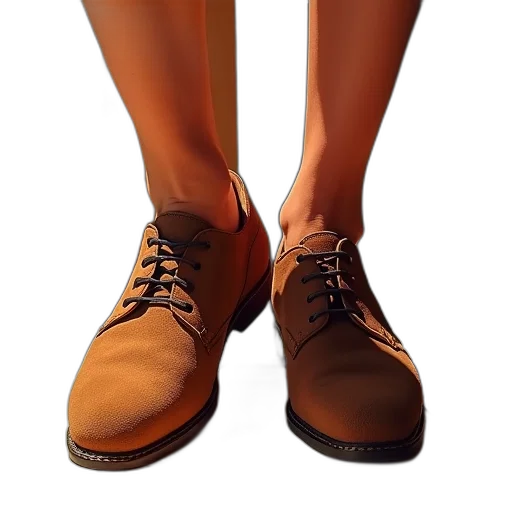 shoes, 3d render, photorealistic, concept art transparent PNG cut-out