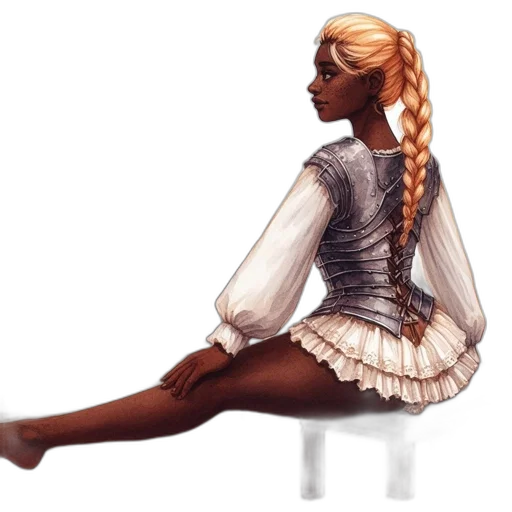 dress, hair, concept art, fantasy art transparent PNG cut-out