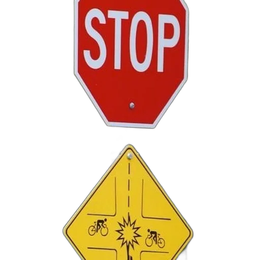 concept art, stop, sign, yellow transparent PNG cut-out