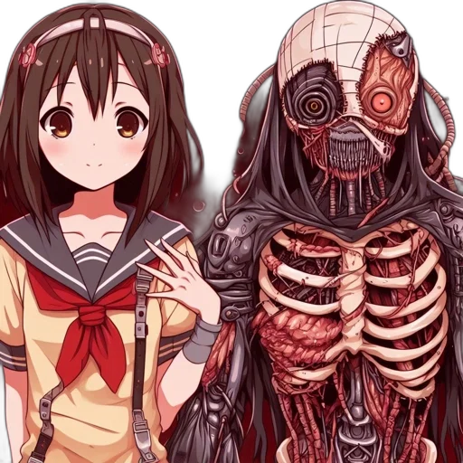 robot, mask, creature, dress transparent PNG cut-out