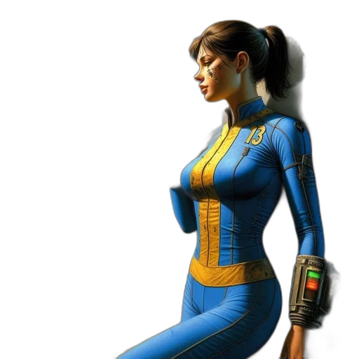 dress, concept art, comic book art, 3d render transparent PNG cut-out