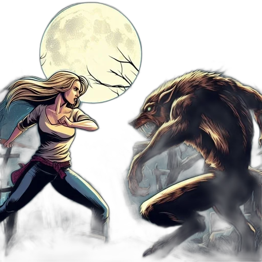 creature, comic book art, concept art, fantasy art transparent PNG cut-out