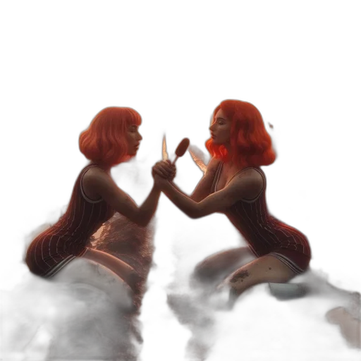 dress, concept art, 3d render, fantasy art transparent PNG cut-out