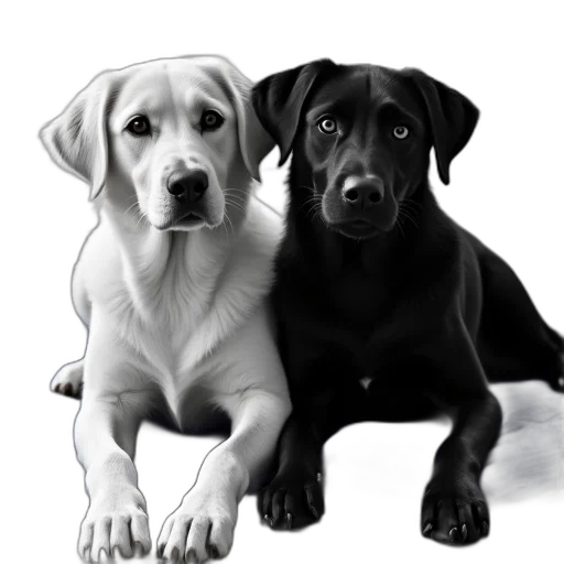 animal, photorealistic, pencil sketch, 3d render transparent PNG cut-out