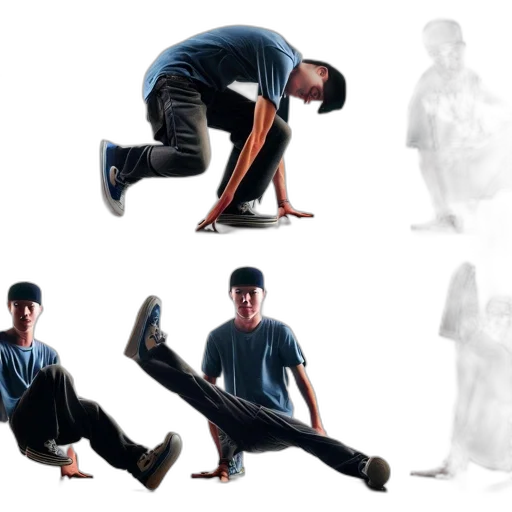 concept art, six, images, capture transparent PNG cut-out