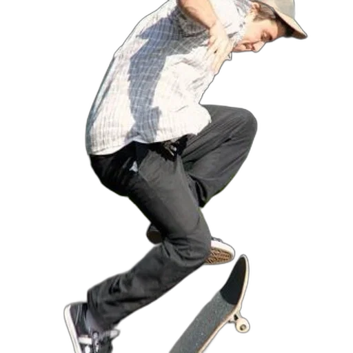staff, hat, shoes, photorealistic transparent PNG cut-out