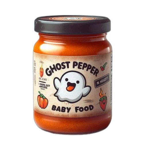 food, jar, baby, labeled transparent PNG cut-out