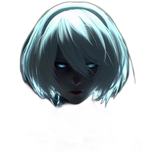 face, mask, robot, hair transparent PNG cut-out