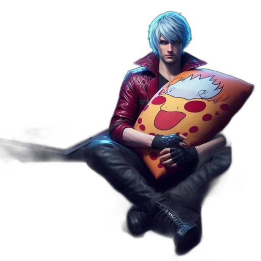 jacket, umbrella, weapon, robot transparent PNG cut-out