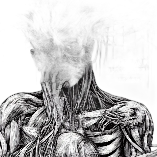 mask, hair, creature, face transparent PNG cut-out