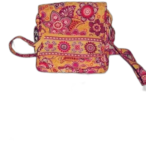 colorful, bag, floral, pattern transparent PNG cut-out