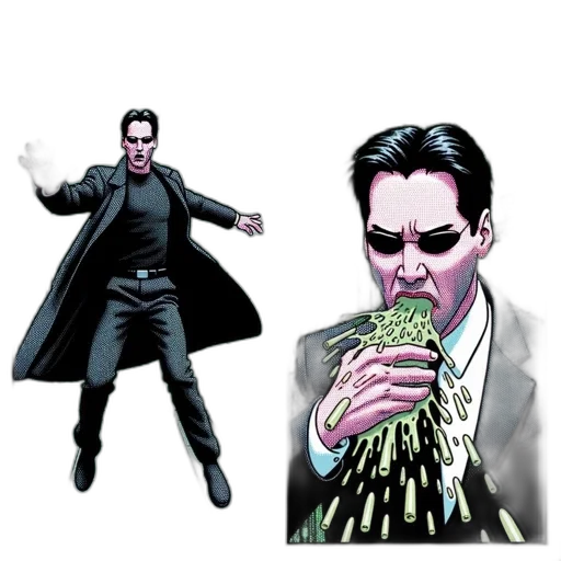 comic book art, concept art, cartoon, comic transparent PNG cut-out