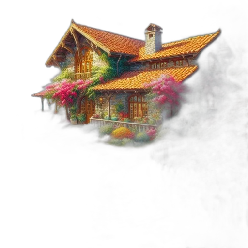 building, umbrella, mask, dragon transparent PNG cut-out
