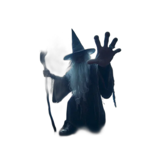 staff, hat, creature, mask transparent PNG cut-out