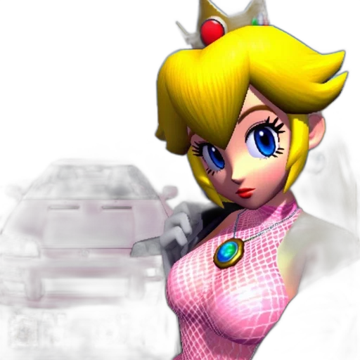 dress, weapon, robot, staff transparent PNG cut-out