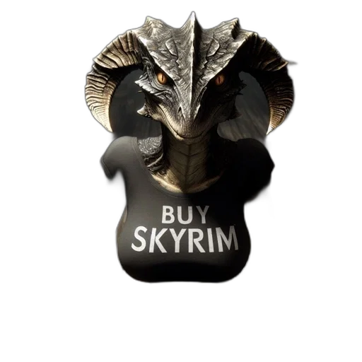 dragon, weapon, mask, crown transparent PNG cut-out