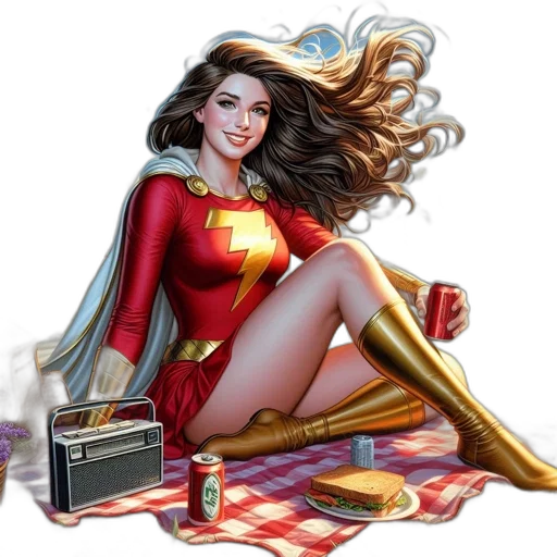 comic book art, cartoon, fantasy art, concept art transparent PNG cut-out