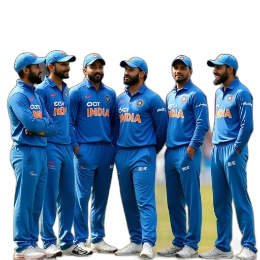 blue, indian, team, twenty20 transparent PNG cut-out