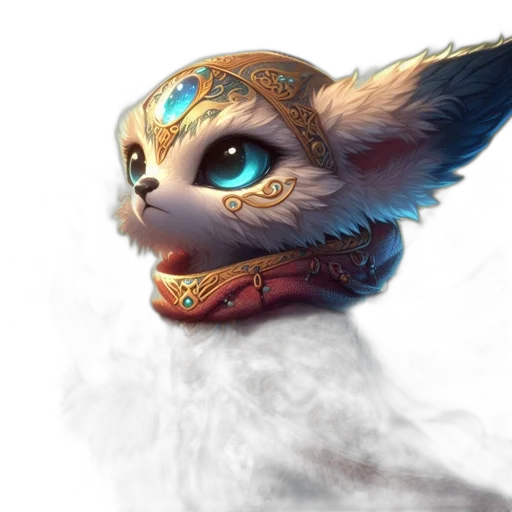 dragon, staff, mask, creature transparent PNG cut-out